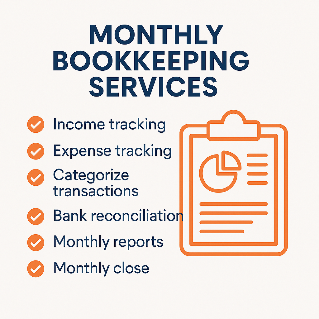 Monthly BookKeeping Services | Monthly Bookkeeping Checklist