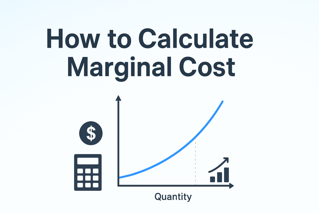 How to Calculate Marginal Cost